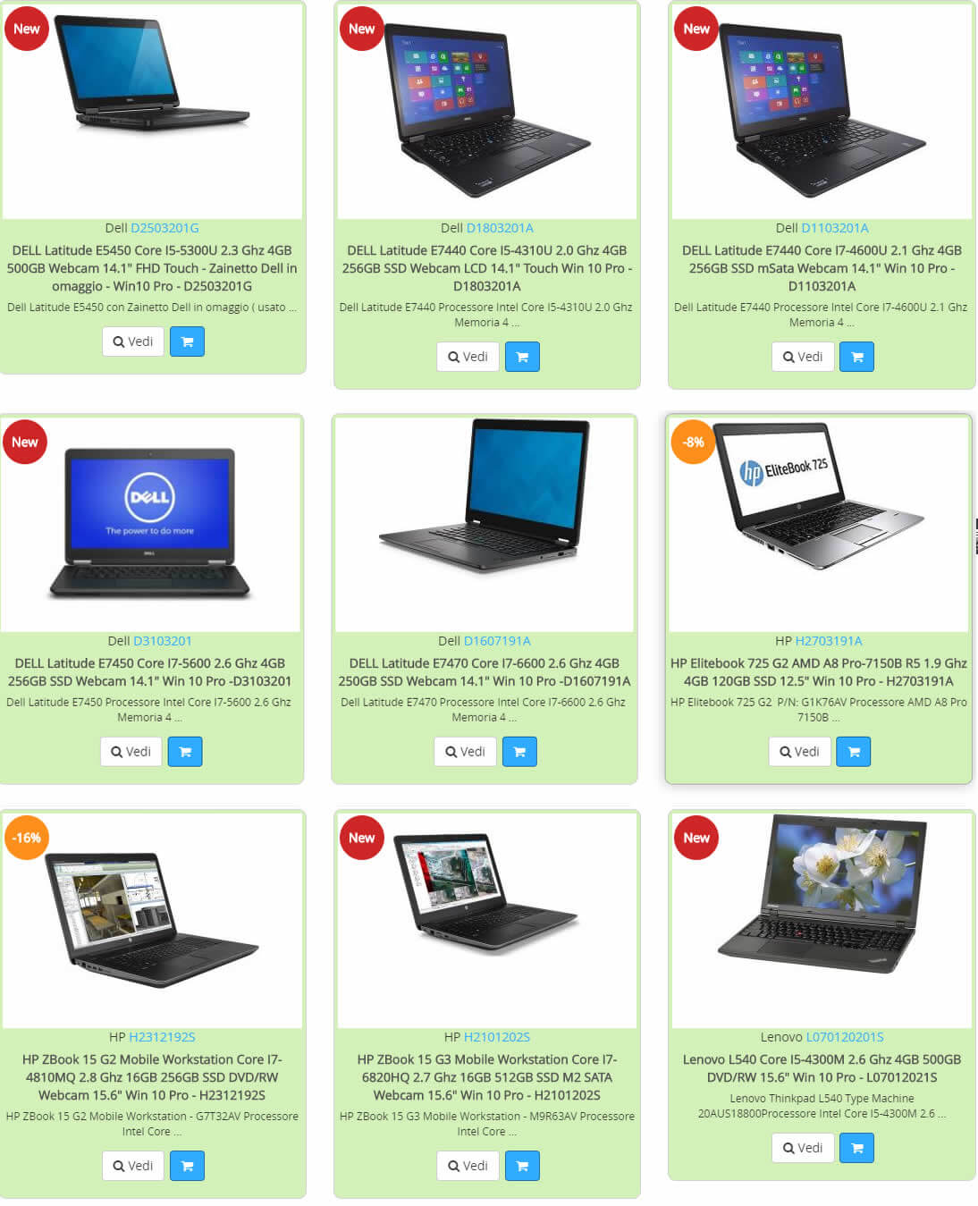 tubenet: vendita notebook ricondizionati Nuoro al miglior prezzo